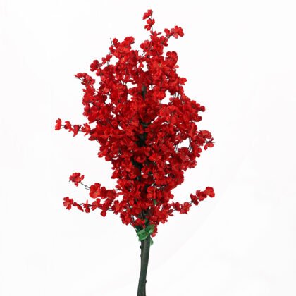 Artificial Red Sakura Tree