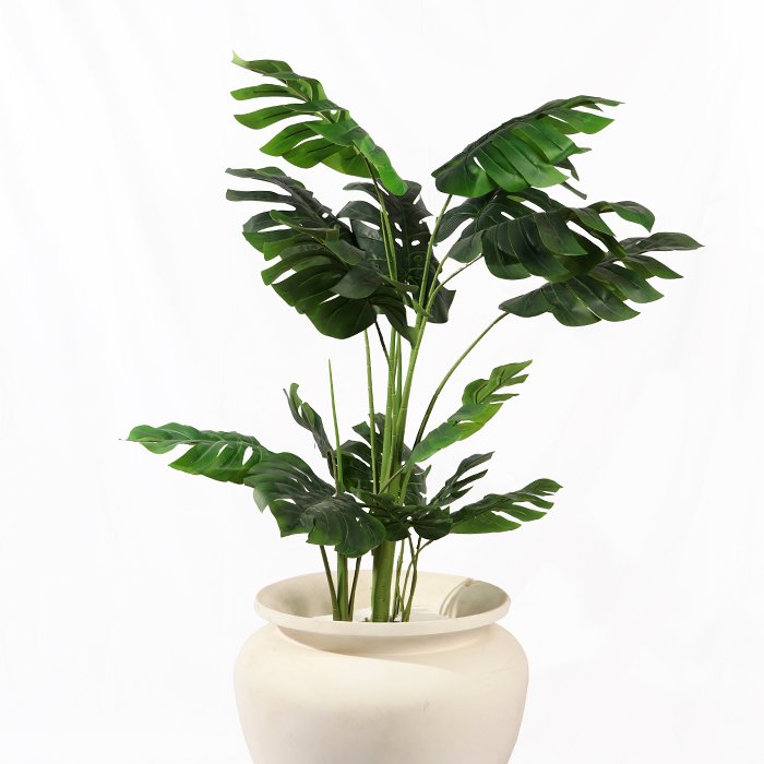 artificial swiss cheece plant monstera