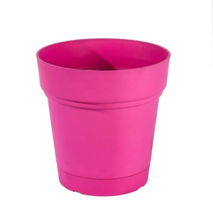 Round Plastic Pot – Pink