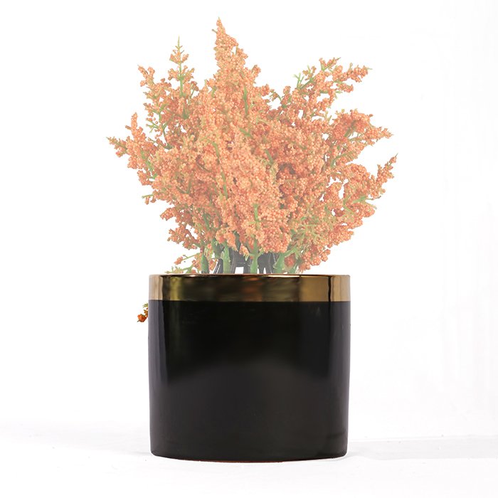 Small Black Square Decor Ceramic