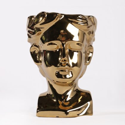 Small Black Ceramic Pot