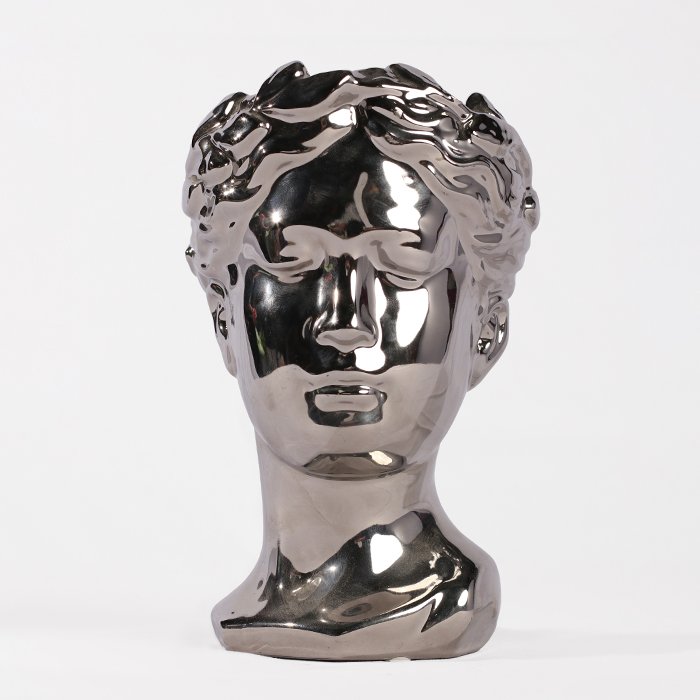 Small Black Ceramic Pot