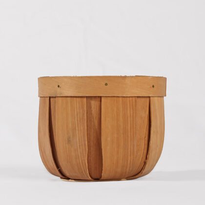 Round Wooden Dwarf Pot