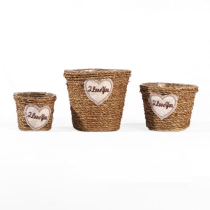 Straw Pot Set