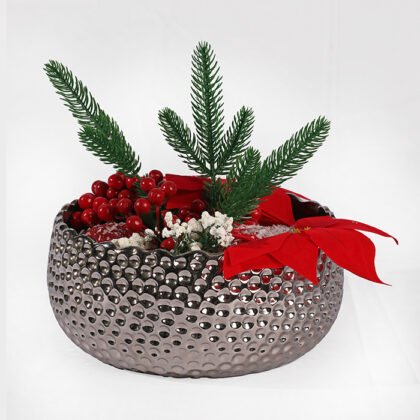 Plain Ceramic Plate Gold