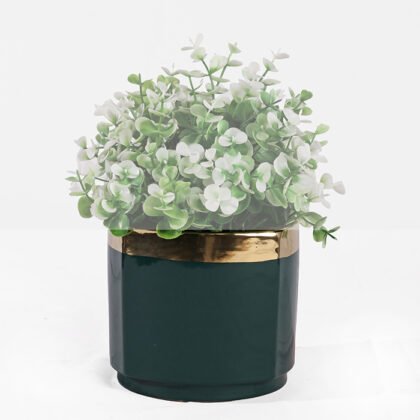 Small Black Square Decor Ceramic